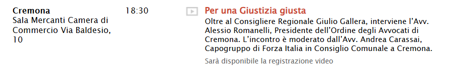 Per una Giustizia giusta